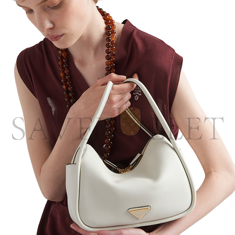 PRADA DARLING LEATHER HANDBAG 1BA451 (25*18*10.5cm)